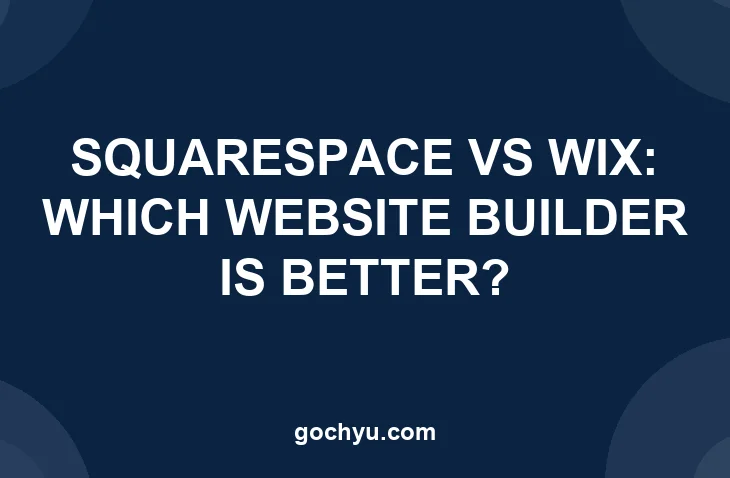 Squarespace vs Wix comparison