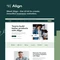 Align Webflow template
