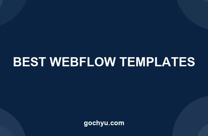Best Webflow Templates