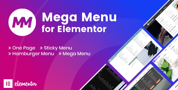 Mega Menu For Elementor