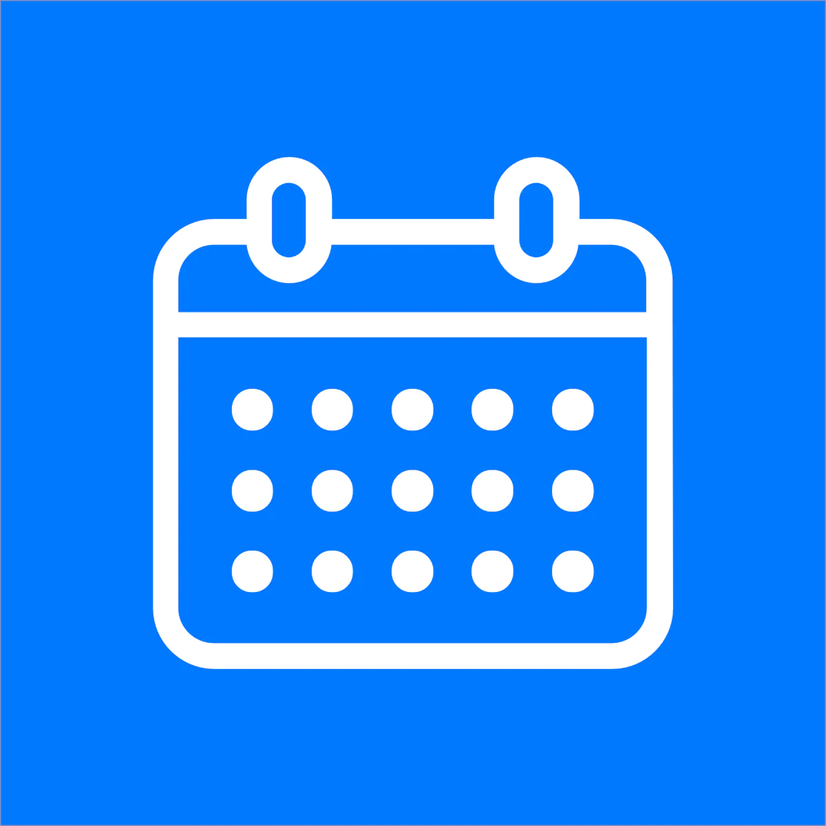 Shop Events Calendar
