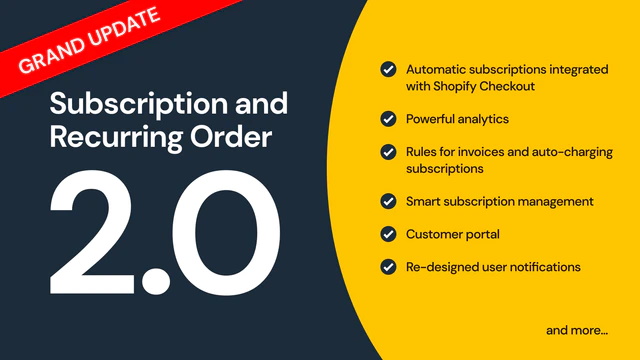 Subscription & Recurring Order