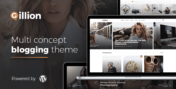 Gillion - Minimalist Blog WP Theme