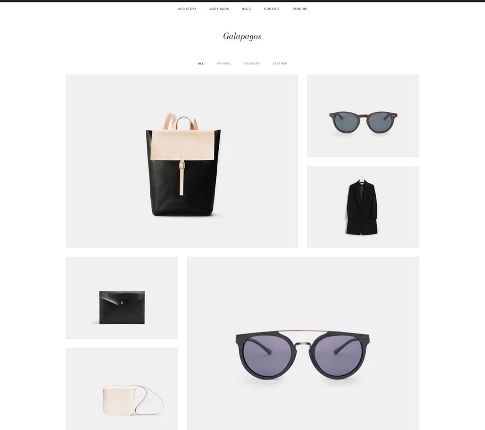 Galapagos – eCommerce Squarespace Template