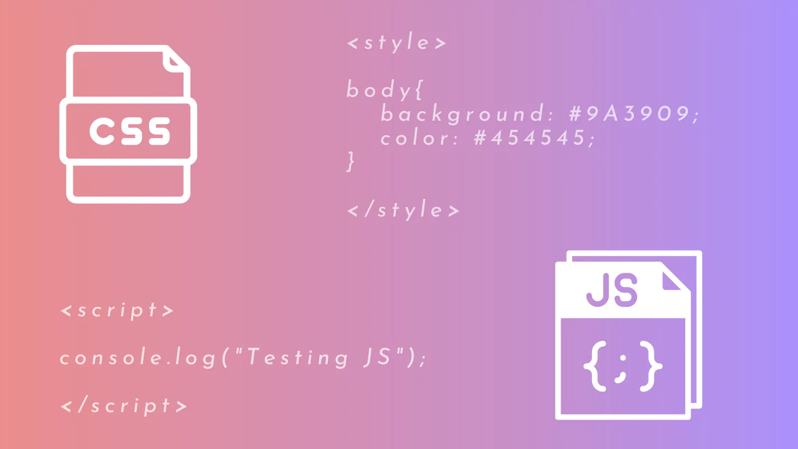 Insert Code: Custom CSS / JS