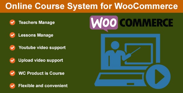 Online Course System for WooCommerce